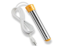 Aquecedor de água imersível elétrico 1500W portátil com proteção de aço inox para balde, piscina, banheira S/MARCA