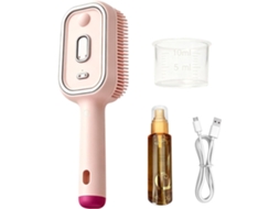 Escova De Cabelo Com Spray Água, Pente Desembaraçador Antiestático Sem Fio