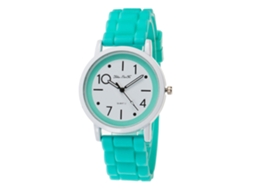 Relógio feminino coreano Zhoulianfa Zlf-0023, de silicone, quartzo, à prova d'água, luminoso, cor menta.