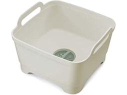 Washdrain™ Joseph Joseph Cuenco Lavagem Tampão Drenagem Eficiente Tampa Coador Mango Ergonômico Ideal Pratos Utensílios Mais Cor Stone/green