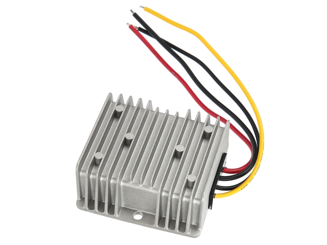 Laxiscreed Conversor De Energia À Prova De Água 8v-40v Para 12v 6a Para Instalações Seguras