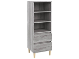 Highboard, Highboards Vidaxl Cinzeto Madeira Processada (n/a)