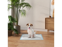 Resguardos de Treino Animais 100 Unidades 45x60 Cm Absorventes com 6 Camadas Azul