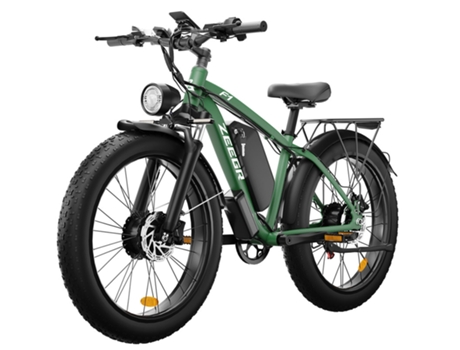 Bicicleta Elétrica Zeegr F1 1300w Pico 48v16ah 75km Travão A Óleo Hidráulico Verde Exército