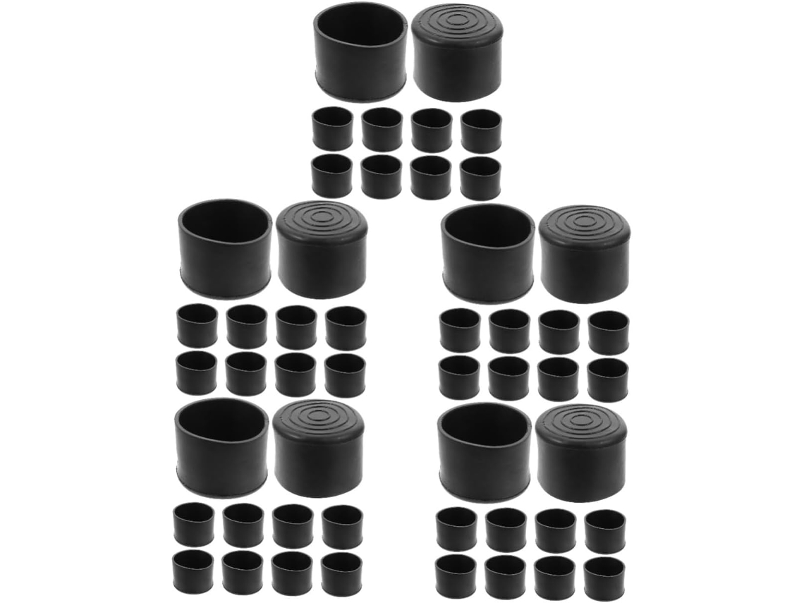 Lalafina 50 Unidades De Tampas Borracha Redondas Para Parafusos E Porcas, Pontas De Borracha Para Tampas Parafusos Vaso