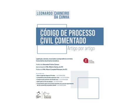 Livro Código De Processo Civil Comentado - 2 Edição 2025 De Leonardo Carneiro Da Cunha (português Do Brasil)