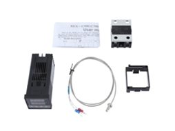 Kit Controlador de Temperatura pid 0 400°c com ssr 40a e sonda tipo k m6 1m 110 240v ac