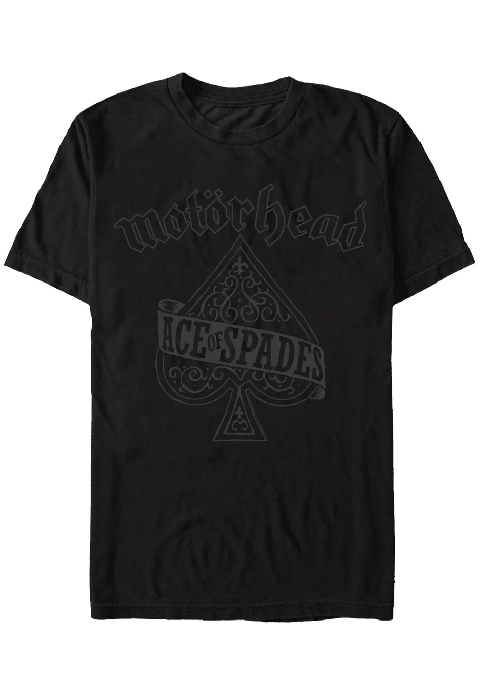 Size:xl Rockinstone Motörhead - Tonal Ace Of Spades - T-shirt Unisex Adults