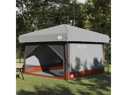 Vidaxl Tenda Interna Para 7 Pessoas 7 Pessoa Cinza E Laranja