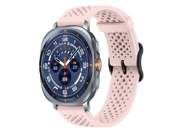 Bracelete Para Samsung Galaxy Watch Ultra - Silicone Respirável (47mm) - Rosa