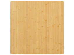 Tampo De Mesa 70x70x1,5 Cm Bambu DKD HOME DECOR