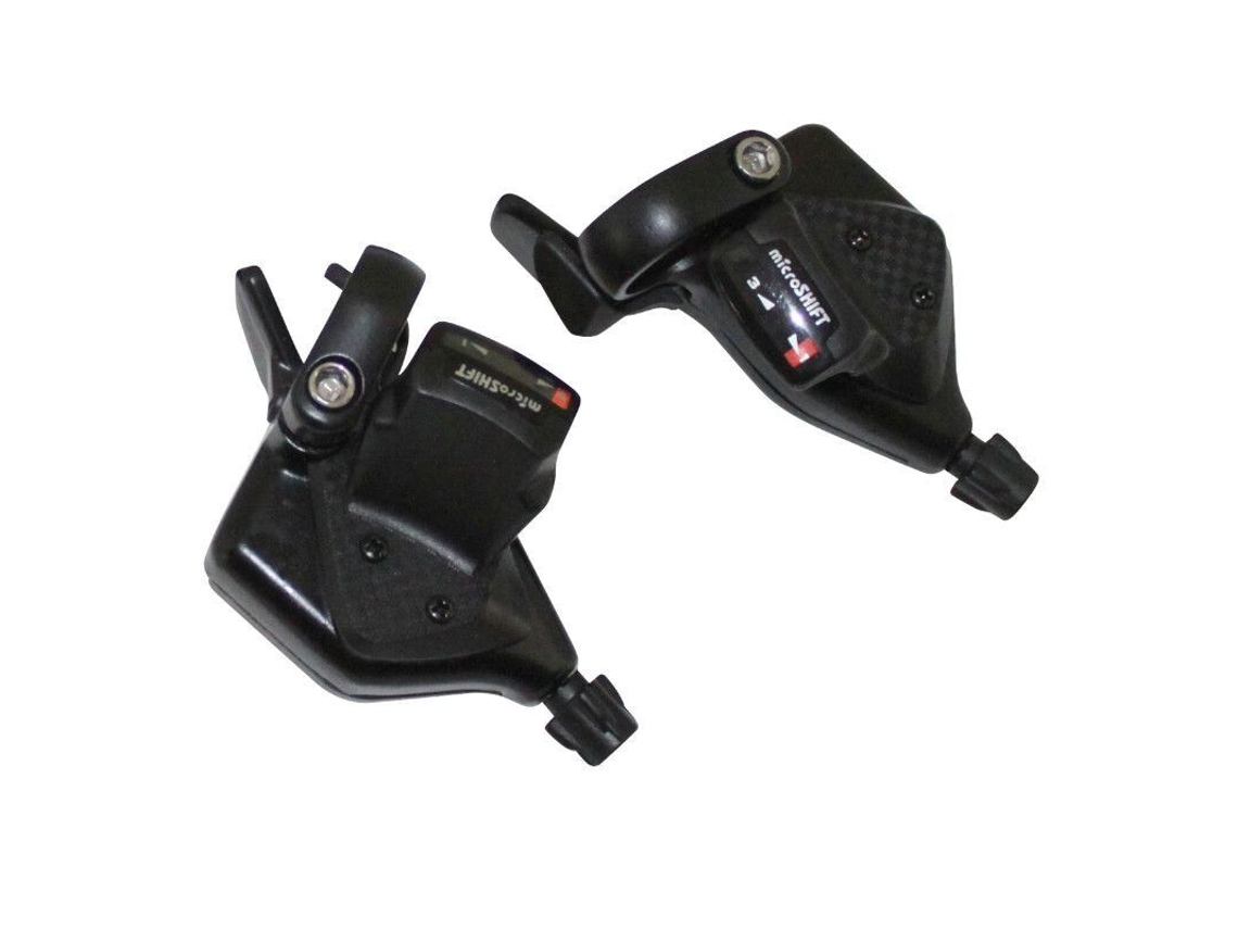 Par de alavancas de indexação em alumínio com pega P2R Rapid Push-Pull 9V.