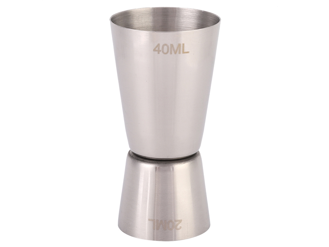 Copo Medidor de Aço Inox 304 LAXISCREED 40/20cc