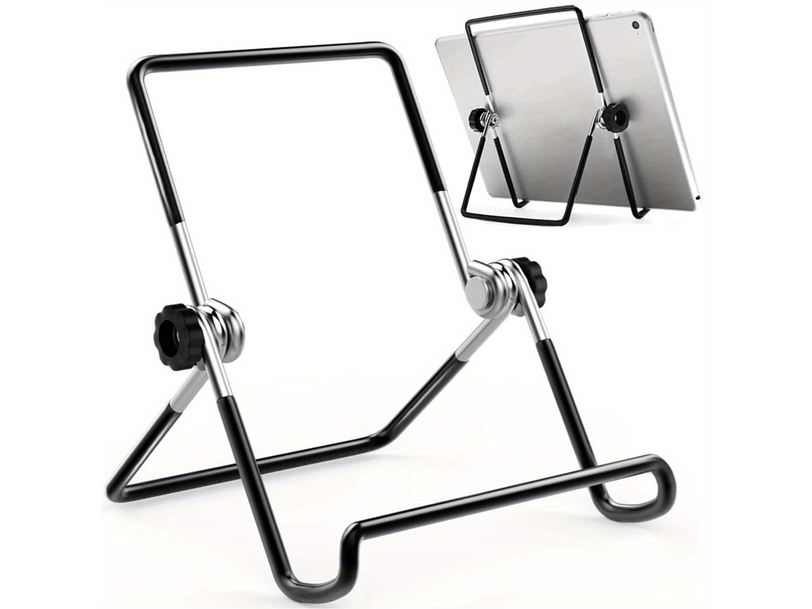 Suporte Portátil Dobrável e Ajustável para Smartphone Tablet Base de Mesa com Led Usb Flexível Casa Escritório Compacto Resistente STELASPLEN