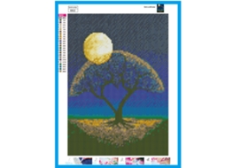 Kit 5d Diy Bordado Ponto Cruz Pedras Parede Decor