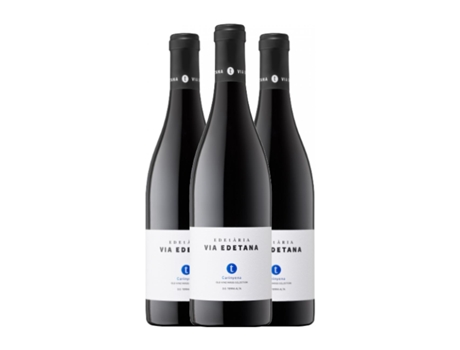 Vinho EDETÀRIA Vía Edetana Carignan Terra Alta Crianza (0.75 L - 3 Unidades)