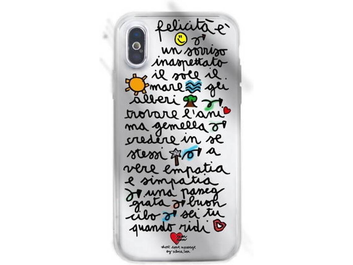 Capa iPhone X, XS SILVIA TOSI Felicita Multicor