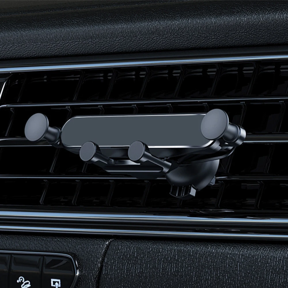 Suporte para Celular Veicular com Clipe de Ventilação, Compatível com Alfa Romeo Giulietta 940 2010 2014, 2015, 2016 e 2017 AQUAFORGE