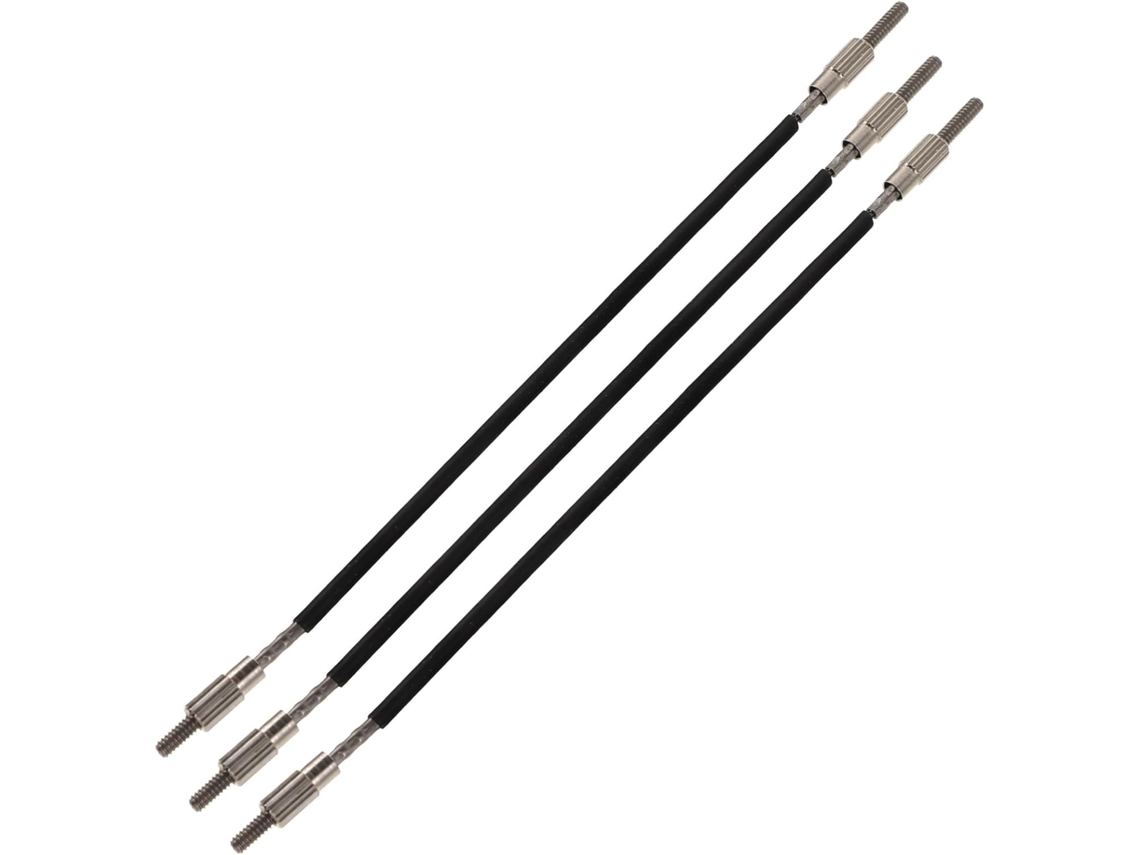 Cordas De Violino De Tripa De Aço Preta, Conjunto De 3, Acessórios