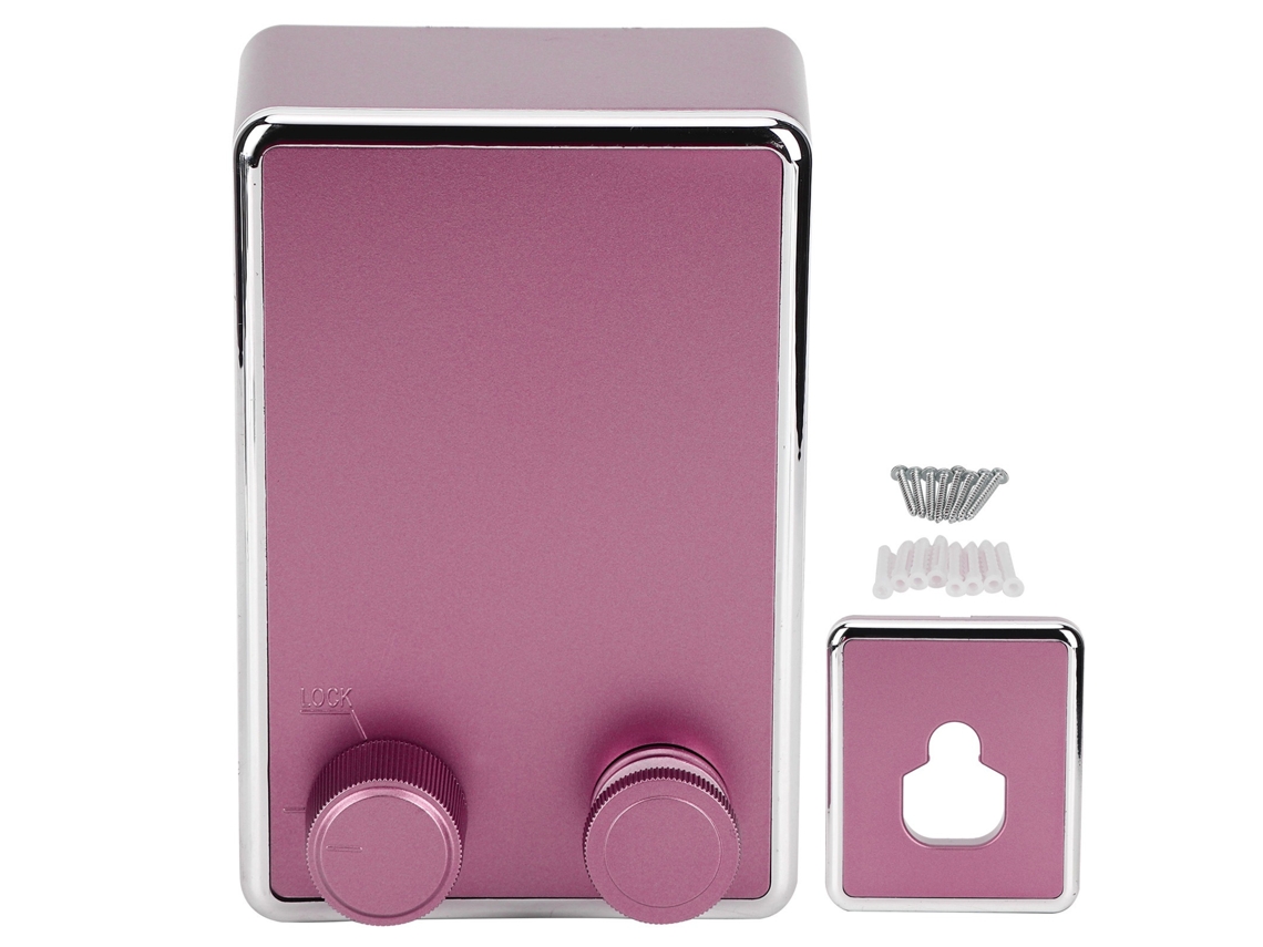 Varal retrátil de parede de aço inoxidável Slowmoose para varandas internas (rosa)