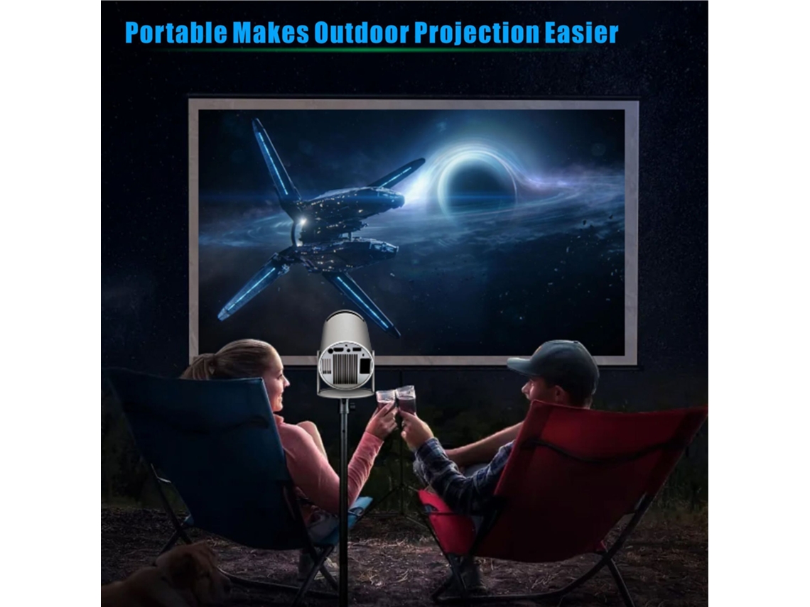 Projetor Ptz Hd Portátil 720p Android 11 Brilvibera
