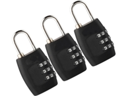 Conjunto De 3-cadeados Para Armário Academia, Cadeados Pequenos Com Combinação Para Mala De Academia, Cadeados De Aço