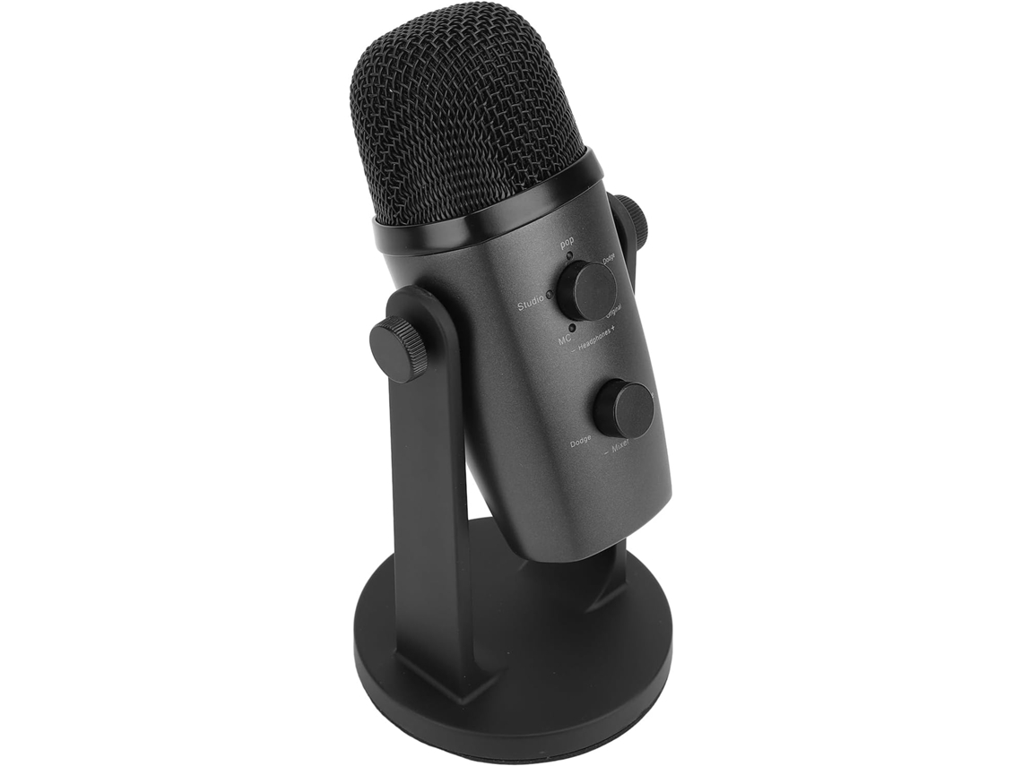 Microfone Condensador Usb Profissional com Suporte Anti choque, Função SFUSHOS