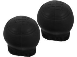 Conjunto De 2 Peças De Capas De Silicone Duráveis E Antiderrapantes Para Alavanca De Câmbio.