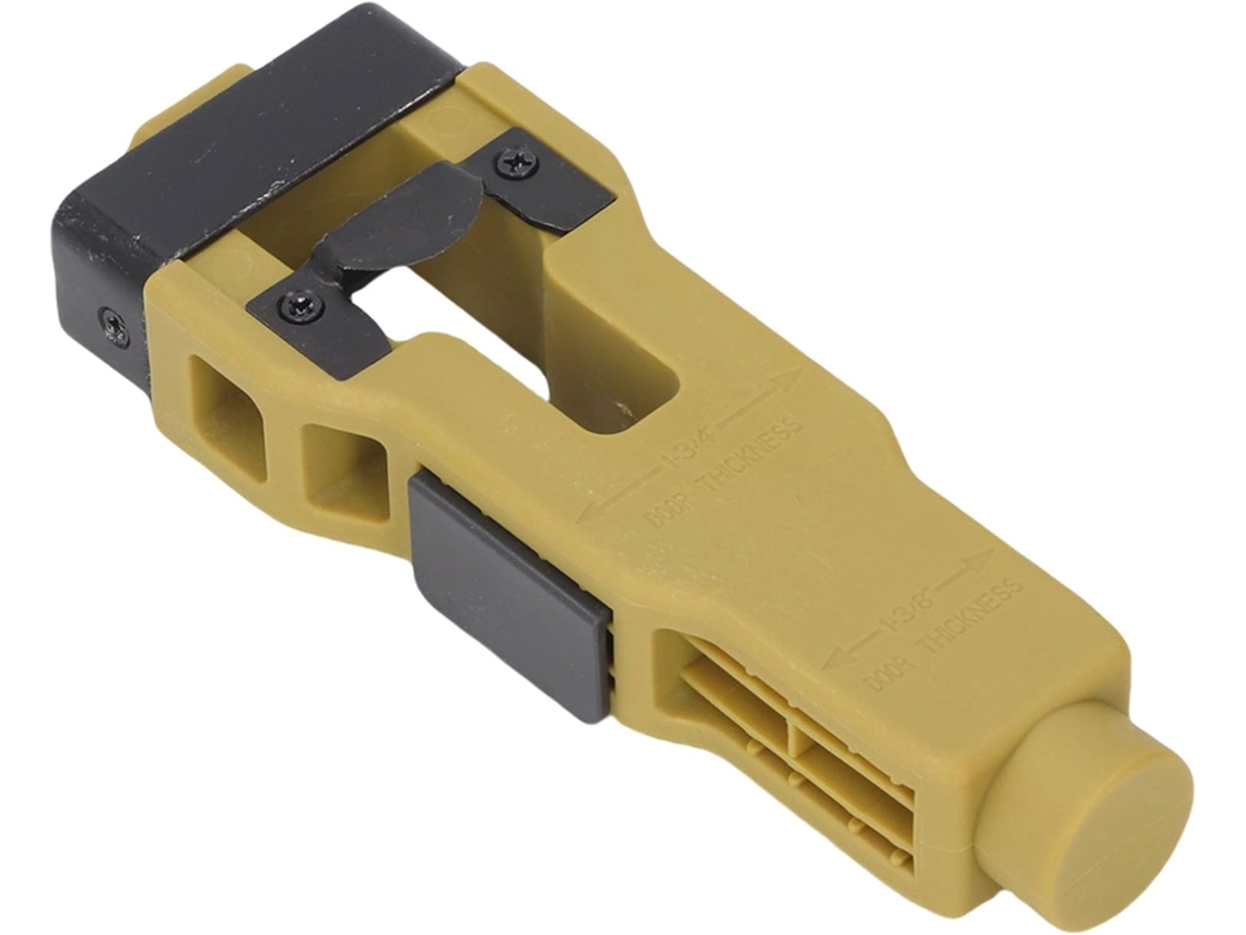 Ferramenta Genérica Para Encaixe De Trinco Porta Resistente, Com Lâminas Incisivas Para Fechaduras De Portas Madeira