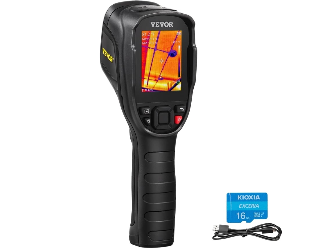 Câmera Termográfica Resolução Iv de 240 X 180 Câmera Infravermelha com Taxa de Atualização de 20 Hz com Faixa de Temperatura de -4 Â ~ 662 Â