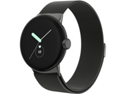 Pulseira Magnética De Aço Inoxidável De 41 Mm Para Google Pixel Watch 1, 2 E 3 Lte Para Google Pixel Watch 2 Preta SUNNY SPACES