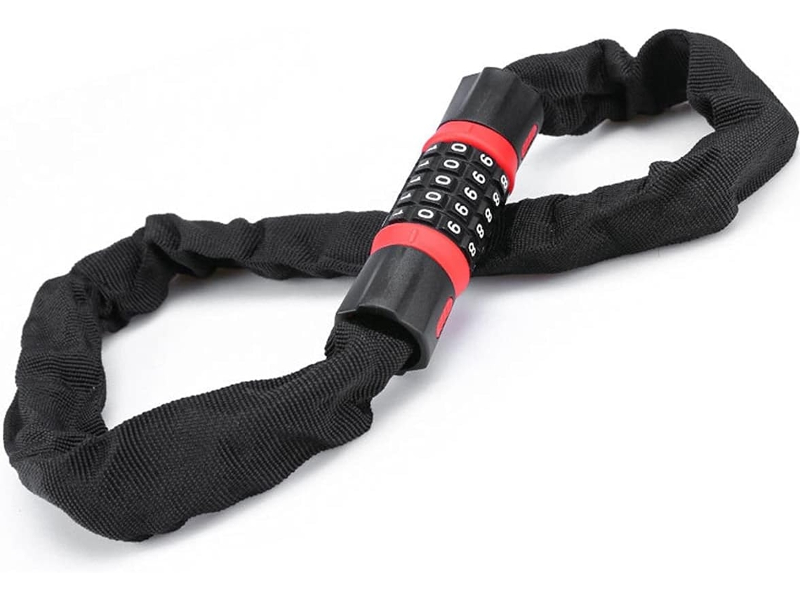 Para Bicicleta, Cadeado De Combinação De 5 Dígitos, Cadeado