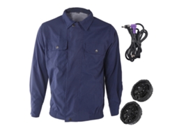 Jaqueta Ar Condicionado com Ventilador Usb Verão Azul M/s
