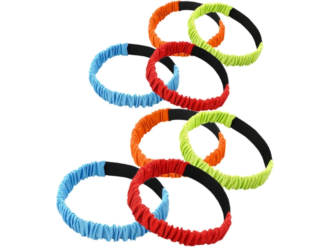 Abaodam Conjunto De 8-faixas Elásticas Para Corrida Três Pernas, Adultos E Crianças, Feitas Tecido Oxford