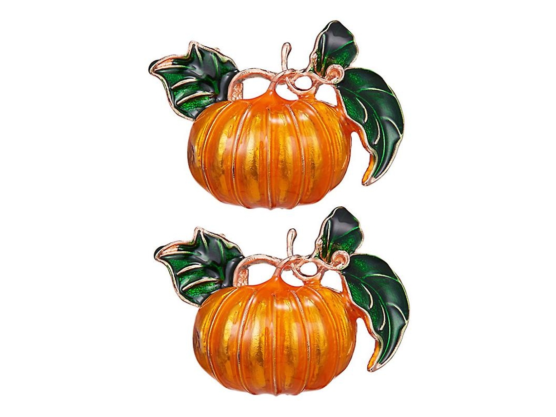 2Pcs Broche de Abóbora ALLINLESS