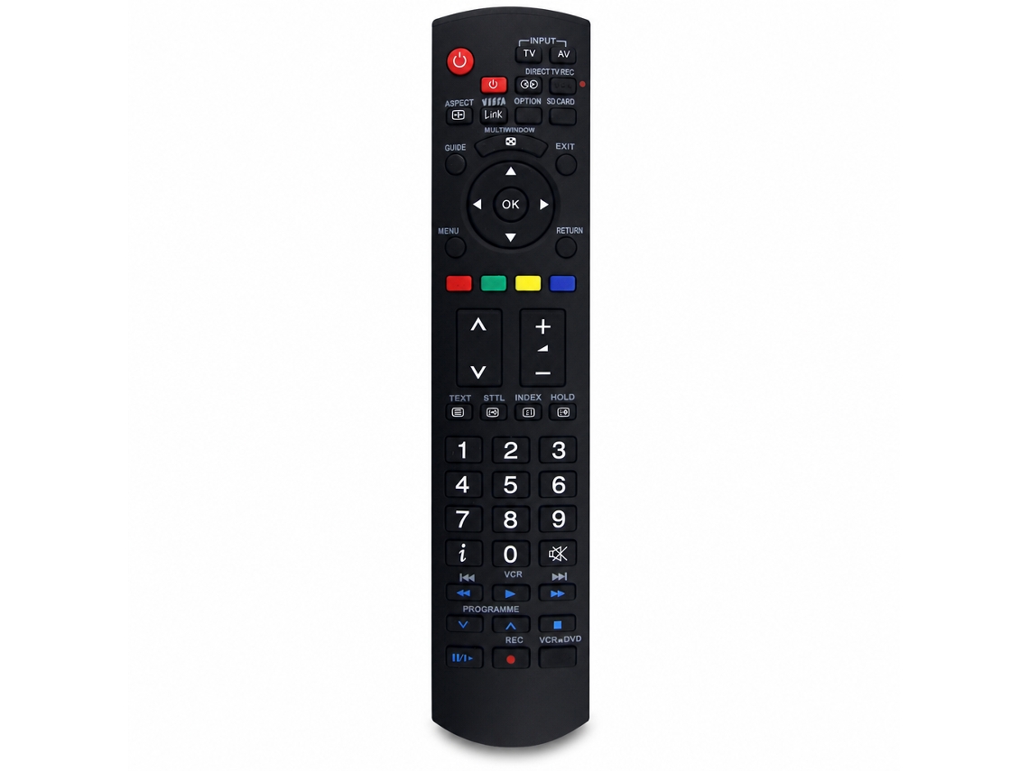 Comando À Distância Para Tv Compatível Com Panasonic N2qayb000114, Sem Configuração