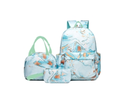 Mochila Escolar, Mochila Universitária, Conjunto De Três Peças, Mochila Escolar, Verde