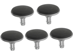 Conjunto De 5 Pés Niveladores Ajustáveis Para Móveis, Resistentes, Com Parafuso E Base De Nylon