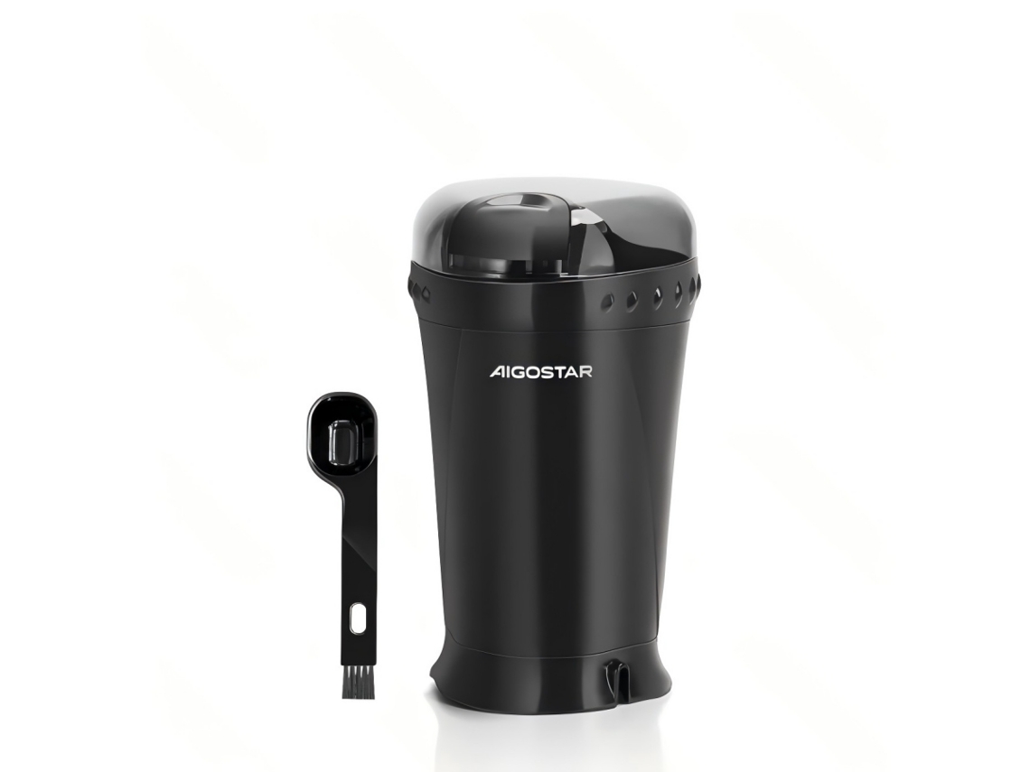 Moedor de Café Elétrico AIGOSTAR 200W 60g Moedor de Grãos com botão para Casa SINI TECH STORE
