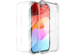 Capa Para Iphone Air - Booling - Capa Transparente E Fina De Silicone Com Cantos Reforçados - 2 Películas De Vidro Temperado