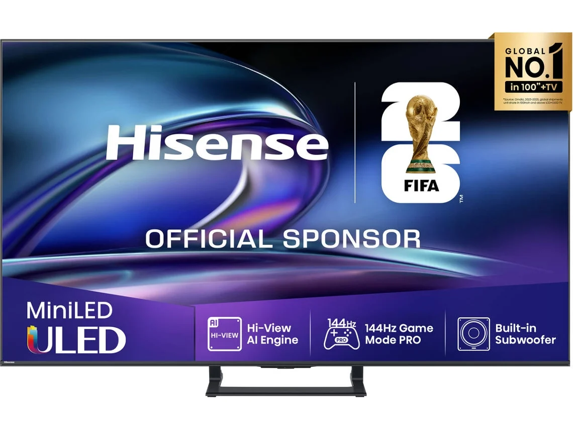 TV HISENSE 65E8Q (Mini LED 144 Hz - 65'' - 164 cm - 4k Ultra HD - Smart TV)