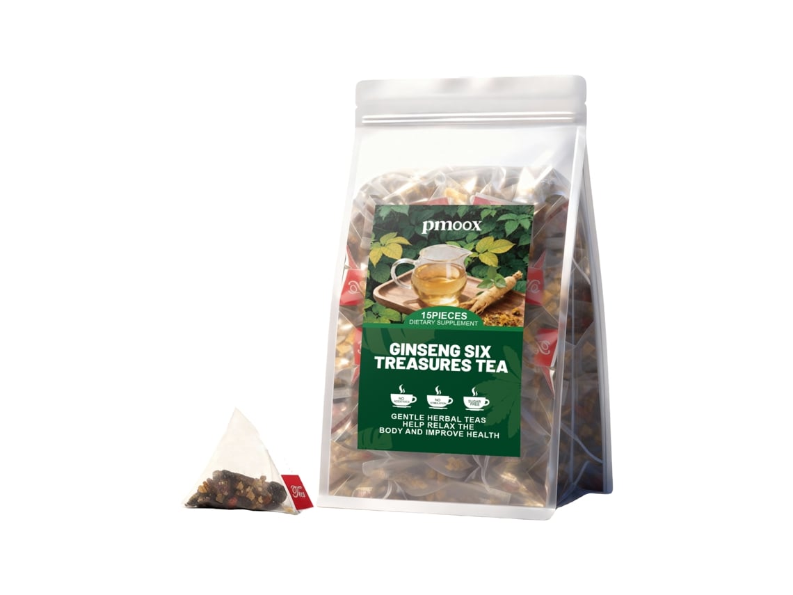 Chá Ginseng Seis Tesouros Nutritivo