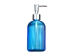 MEOIRUERY Dispensador De Sabão Em Vidro, Garrafa Transparente Recarregável Com Bomba Para Sabão Líquido (400ml)