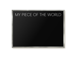 Magnetic Board For Wall My Piece Of The World For The Bedroom Espelharte (70x50 Cm)