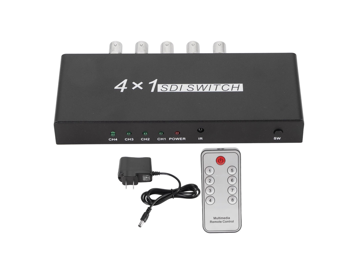 Switcher Sdi EOOCOO (4 Entradas 1 Saída Resolução 1080p)