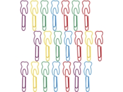 Soimiss 200-clipes Decorativos De Ferro, Formato De Dente, Leves E Portáteis Escritório Sala De Aula, Ideais