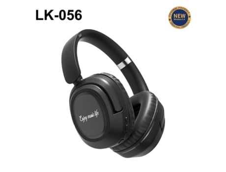 Auriculares Bluetooth 5.4 Supra-auriculares - Cancelamento Ativo De Ruído - Lk056 Preto Winlauyet
