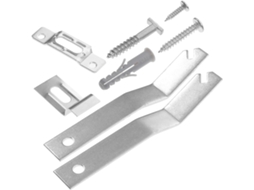 Kit Com 2 Suportes De Segurança Antifurto Para Porta-retratos, Para Montagem Na Parede.