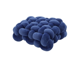 2026 almohada Nórdica 12x12x4.7in, Almofada Quadrada de Tela Suave, Decorativa para Sofá e Lar, Azul Marinho