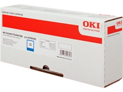 Toner OKI Mc760/70/80 45396303 Azul
